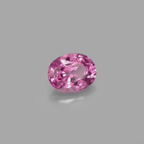 Espinélio rosa natural 0,99ct, corte oval, VS