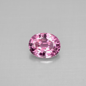 Espinélio rosa natural 1,12ct, corte oval, VS