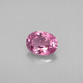 Espinélio rosa natural 1,16ct, corte oval, VS