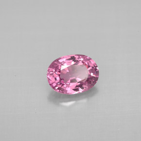 Espinélio rosa natural 1,16ct, corte oval, VS