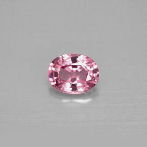 Espinélio rosa natural 1,14ct, corte oval, VS