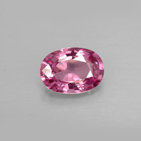 Espinélio rosa natural 1,04ct, corte oval, VS