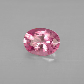 Espinélio rosa natural 1,16ct, corte oval, VS