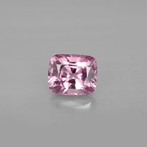 Espinélio rosa natural 1,09ct, almofada cortada, VS