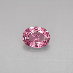Espinélio rosa natural 1,15ct, corte oval, VS