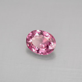 Espinélio rosa natural 1,15ct, corte oval, VS