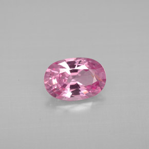 Espinélio rosa natural 1,15ct, corte oval, VS