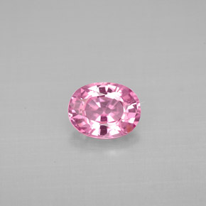 Espinélio rosa natural 0,94ct, corte oval, VS