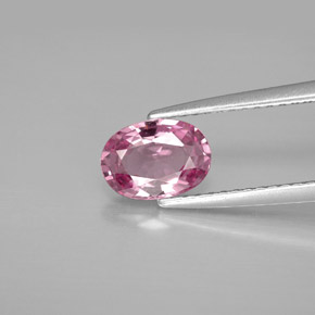 Espinélio rosa natural 0,99ct, corte oval, VS