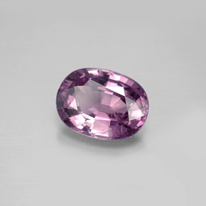 Espinélio violeta natural 2,59ct, corte oval, VVS-VS