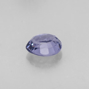Espinélio azul natural 0,94ct, formato de pêra, VS