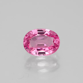 Espinélio rosa natural 0,86ct, corte oval, VVS-VS