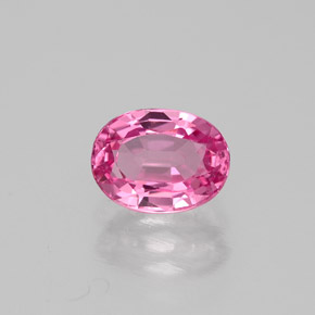 Espinélio rosa natural 0,86ct, corte oval, VVS-VS