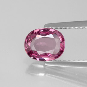 Espinélio rosa natural 1,02ct, corte oval, VVS-VS