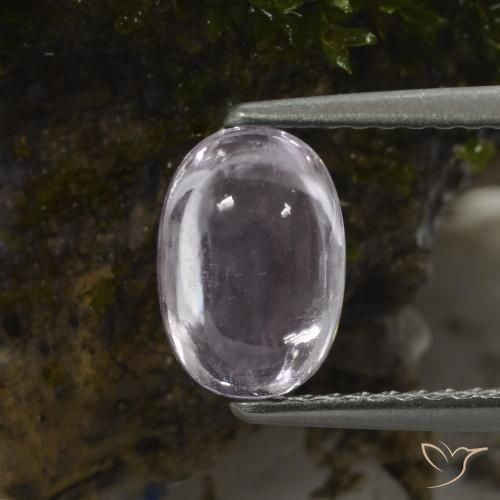 1.48ct Natural Roxo muito claro Espinélio, oval, Transparente