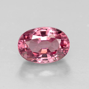 Espinélio rosa natural 1,17ct, corte oval, VS