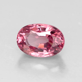 Espinélio rosa natural 1,17ct, corte oval, VS