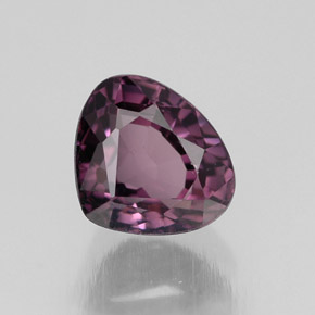 Espinélio violeta natural 1,11ct, formato de pêra, VVS