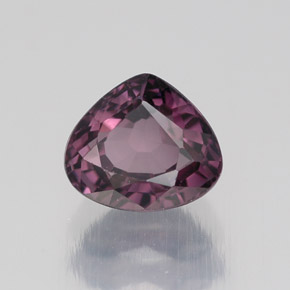 Espinélio violeta natural 1,11ct, formato de pêra, VVS
