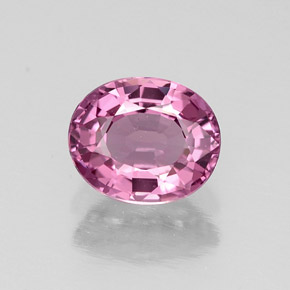 Espinélio rosa natural 0,87ct, corte oval, VVS-VS