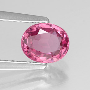 Espinélio rosa natural 0,84ct, corte oval, VVS-VS