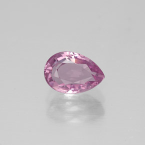 Espinélio rosa natural 0,96ct, formato de pêra, VVS-VS