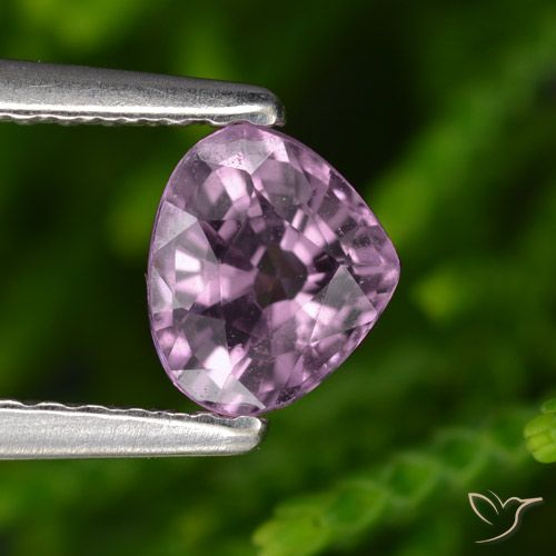 0.67ct Natural Roxo médio-claro Espinélio, Formato de pêra, VS-SI