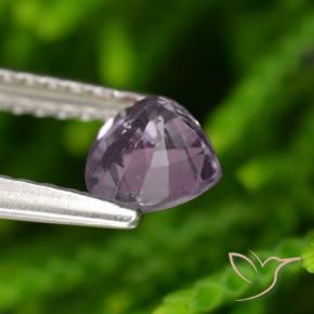 Espinélio Roxo médio-claro Natural 0.67ct, Formato de pêra, VS-SI