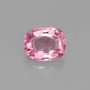Espinélio rosa natural 0,64ct, almofada cortada, VVS-VS