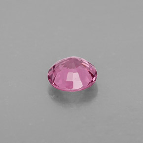Espinélio rosa natural 0,75ct, corte redondo, VS