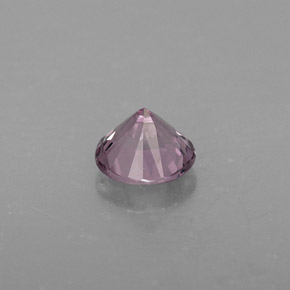 Espinélio violeta natural 0,73ct, corte redondo, VS