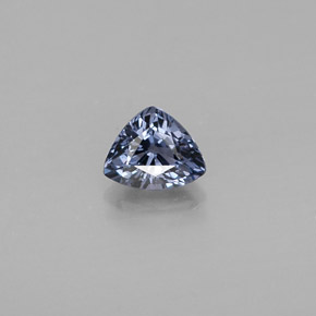 Espinélio azul natural 0,46ct, trillion, VVS-VS