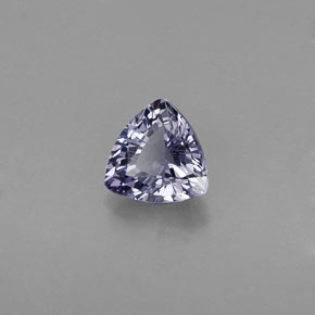 Espinélio azul natural 0,64ct, trillion, VVS-VS