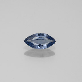 Espinélio azul natural 0,35ct, marquise, VVS-VS