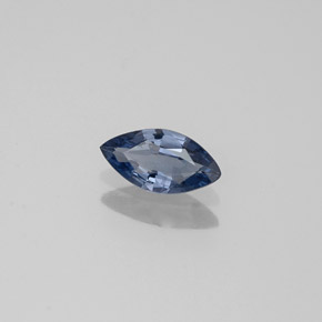 Espinélio azul natural 0,35ct, marquise, VVS-VS