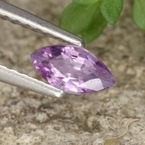 Espinélio Violeta Roxo Natural 0.39ct, Marquesa, VVS-VS