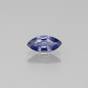 Espinélio azul natural 0,37ct, marquise, VVS-VS