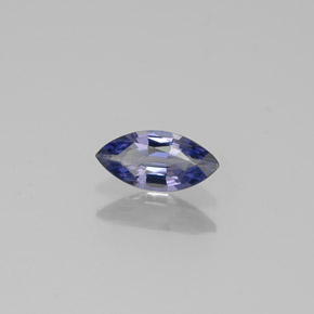 Espinélio azul natural 0,37ct, marquise, VVS-VS