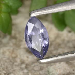 Espinélio violeta natural 0,27ct, marquise, VVS-VS