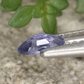 Espinélio violeta natural 0,27ct, marquise, VVS-VS