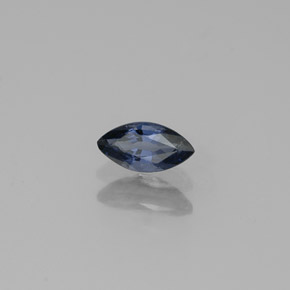 Espinélio azul natural 0,32ct, marquise, VVS-VS