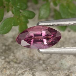 Espinélio violeta natural 0,62ct, marquise, VVS-VS
