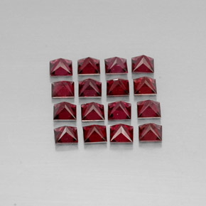 Pedras preciosas de espinélio vermelho natural de  ct, quadrado, VVS-VS