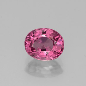 Espinélio rosa natural 1,12ct, corte oval, VVS-VS