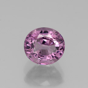 Espinélio rosa natural 1,37ct, corte oval, VVS-VS