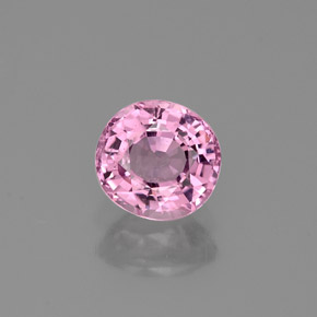 Espinélio rosa natural 1,07ct, corte oval, VS