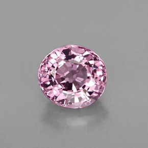 Espinélio rosa natural 0,82ct, corte oval, VVS-VS