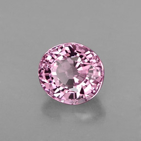 Espinélio rosa natural 0,82ct, corte oval, VVS-VS