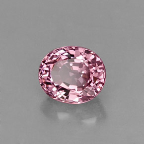 Espinélio rosa natural 0,77ct, corte oval, VS