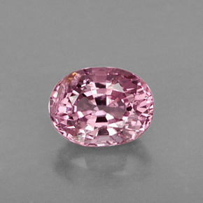 Espinélio rosa natural 0,88ct, corte oval, VS-SI